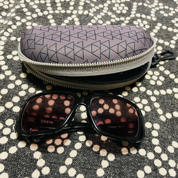 Costa Accessories Costas Sunglasses Eye Coverage Frames With Case